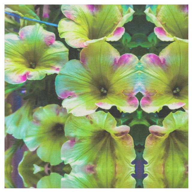 Tecido Feliz Petunia Amarela (Detalhe)