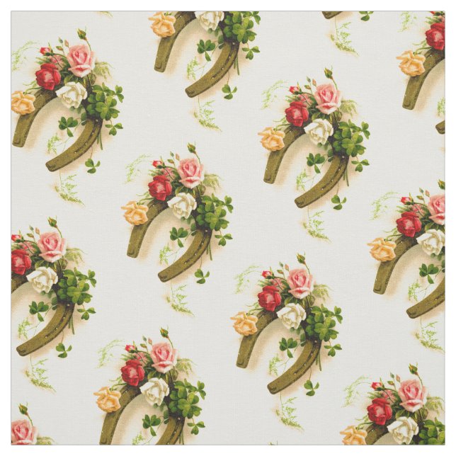 Tecido Ferraduras-de-cavalo sortudas (Modelo)