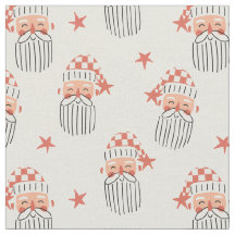 Festa de Natal de inverno rosto do Papai Noel berç