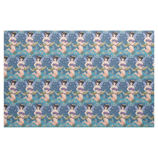 Tecido Figura do cheio Deusa Fada Thunder_Cove (Fat Quarter)