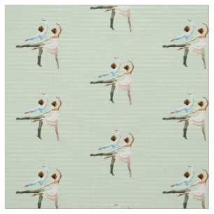 Tecido Figuras dança do balé de Romeo & de Juliet em