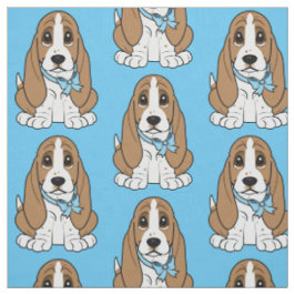 Tecido Filhote de cachorro de Basset Hound