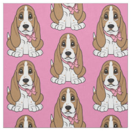 Tecido Filhote de cachorro de Basset Hound