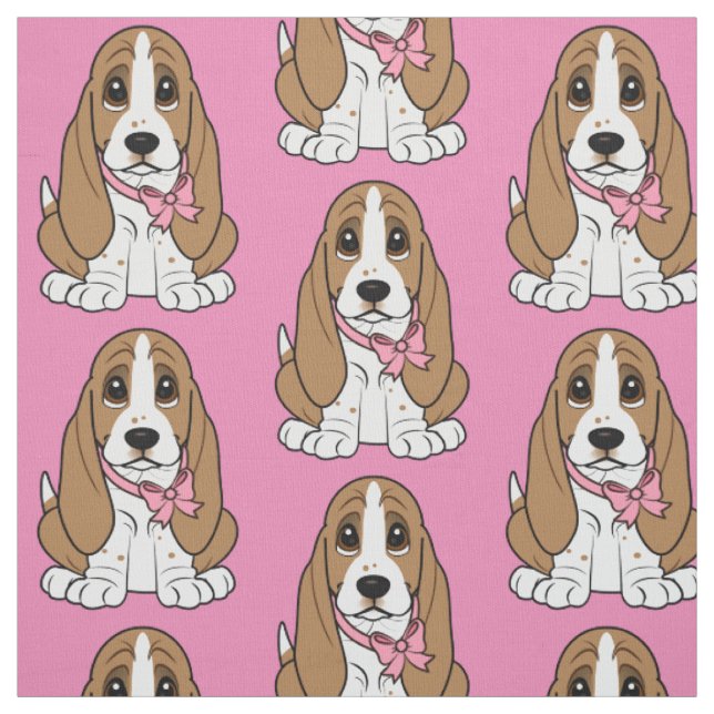 Tecido Filhote de cachorro de Basset Hound (Modelo)