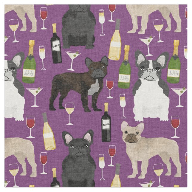 Tecido Filhote e roxo de vinho (Detalhe)