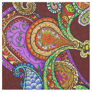 Tecido Fio de mescla paisley grandioso
