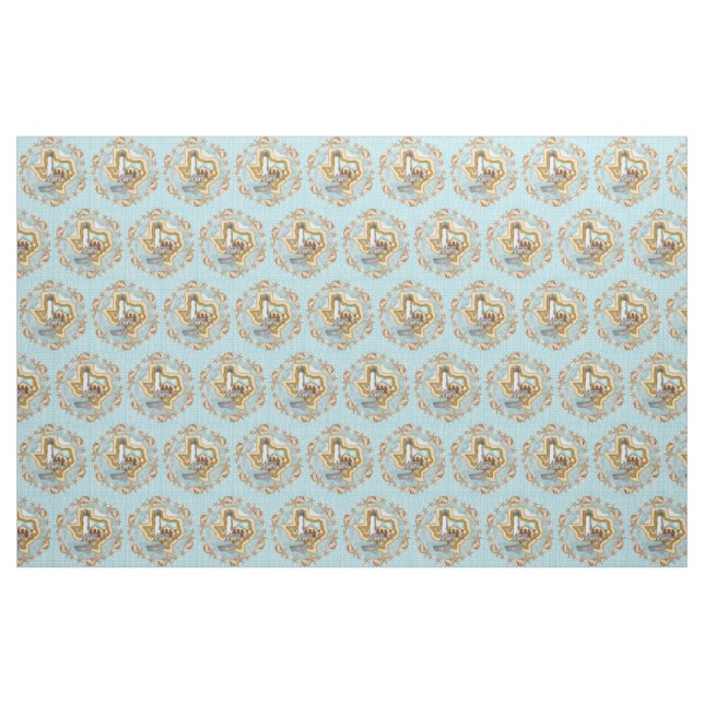 Tecido Fio do Texas Shells (Fat Quarter)