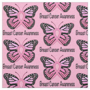 Tecido Fita da borboleta do cancro da mama da esperança