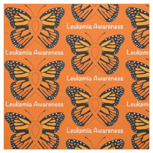 Tecido Fita da consciência da borboleta da leucemia