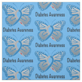 Tecido Fita da consciência da borboleta do diabetes