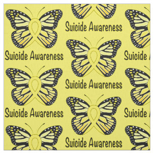 Tecido Fita da consciência da borboleta do suicídio