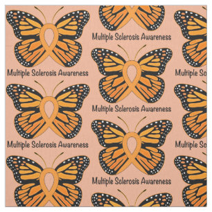 Tecido Fita da consciência da esclerose múltipla com