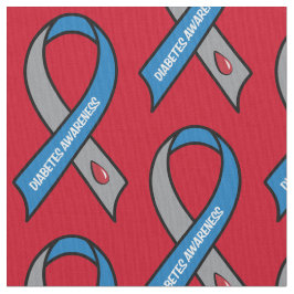 Tecido Fita da consciência do diabetes