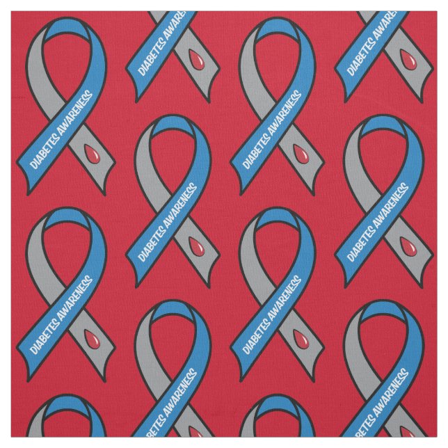 Tecido Fita da consciência do diabetes (Modelo)