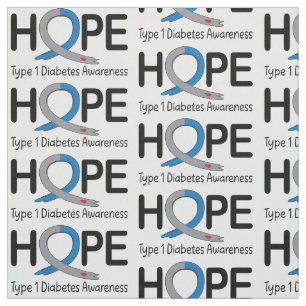 Tecido Fita de Esperança de Consciência da Diabetes Tip