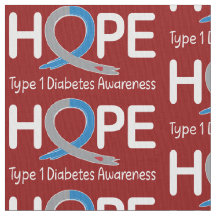 Fita de Esperança de Consciência da Diabetes Tipo 