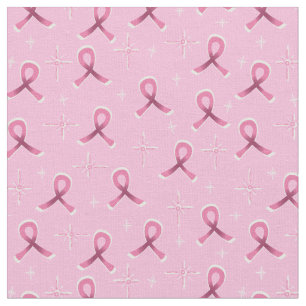 Tecido Fita Rosa para o Rosa do Cancer da Mama