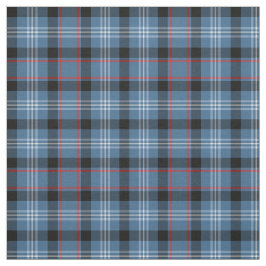 Tecido Fitzgerald Tartan Pattern Blue Irish Xadrez