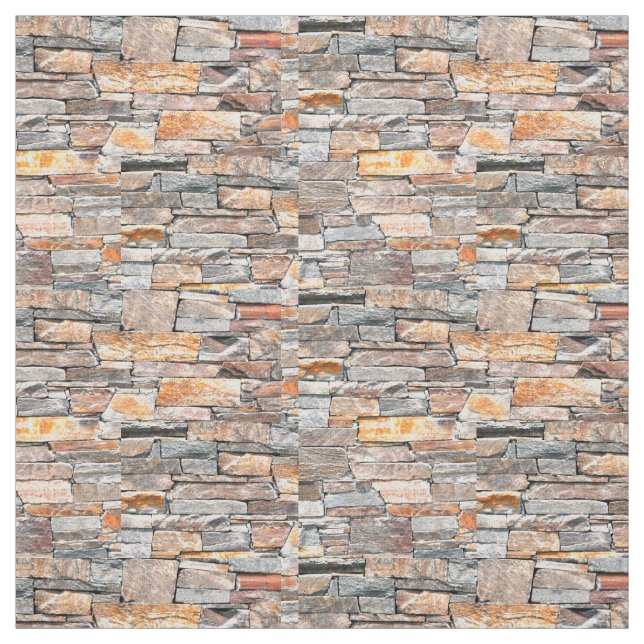 Tecido Flagstone | padrão natural de pedra | tijolos (Modelo)