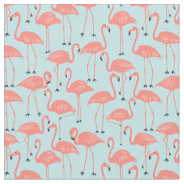 Tecido Flamingo Desenhado à Mão | Costura e Patchwork Tro
