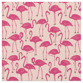 Tecido Flamingo Desenhado à Mão | Costura e Patchwork Tro