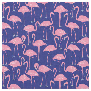 Tecido Flamingo Desenhado à Mão Costura e Patchwork Tro