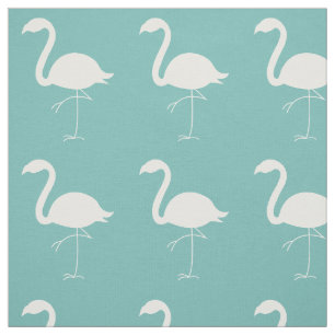 Tecido Flamingo Flamingo, Cute Teal Pattern