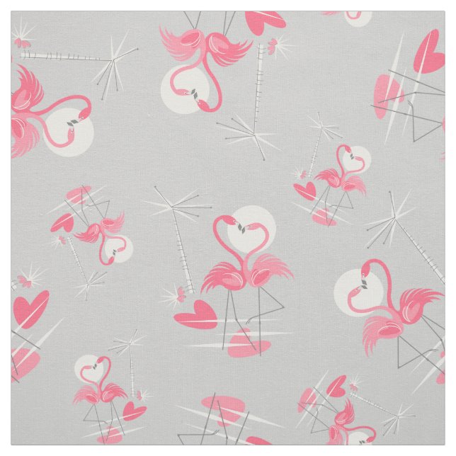Tecido Flamingo Love Multi-tecido Small (Modelo)
