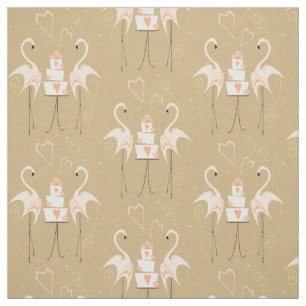 Tecido Flamingo Wedding Small