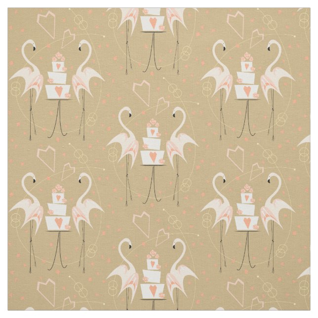 Tecido Flamingo Wedding Small (Modelo)