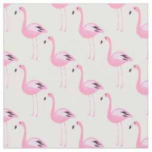 Tecido Flamingos cor-de-rosa
