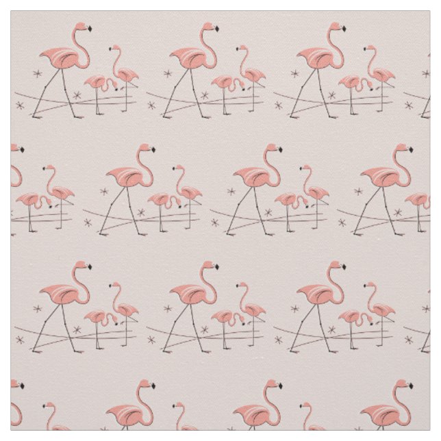 Tecido Flamingos Rosa Trio 2 (Modelo)
