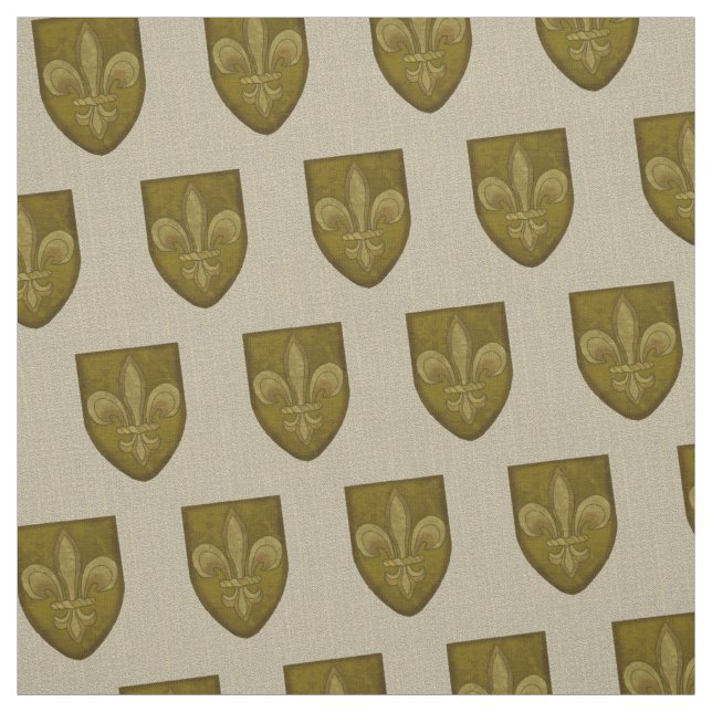 Tecido Fleur De Lis Family Crest (Amostra)