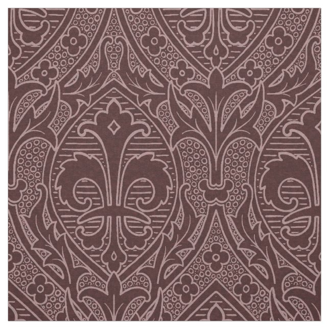 Tecido Fleur de Lys - Vinho (Modelo)