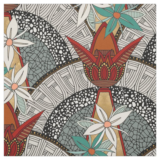 Tecido fleur do deco (Modelo)