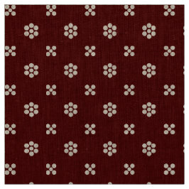 Tecido Fleur Dot - Borgonha