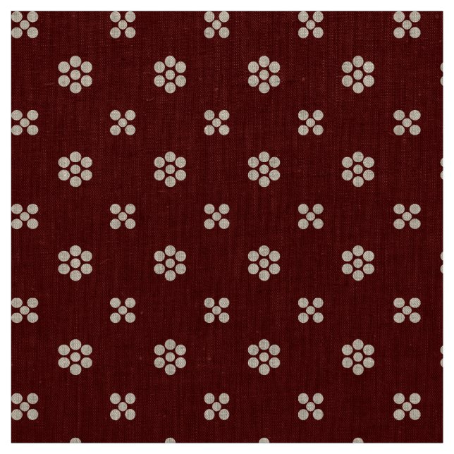 Tecido Fleur Dot - Burgundy (Modelo)