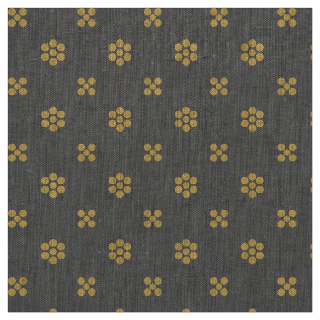Tecido Fleur Dot - Charcoal (Modelo)