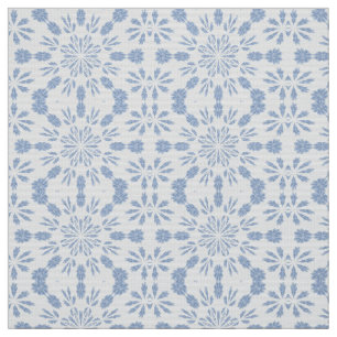 Tecido Floco de neve azul B