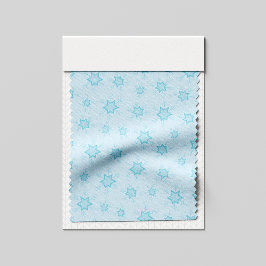 Tecido Flocos de neve, Azul de gelo, Flocos de neve gelad