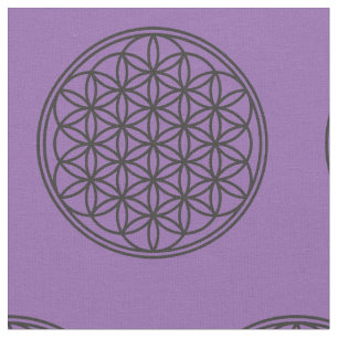 Tecido FLOR DA VIDA - Símbolo de Geometria Sagrado 1