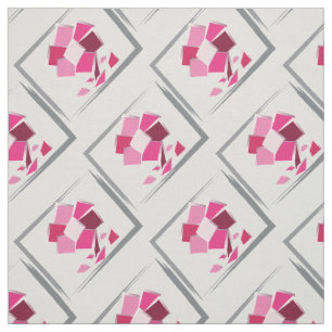 Tecido flor de abstrato fuchsia