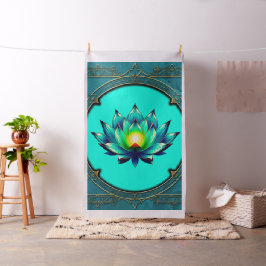 Tecido Flor de Elegância, Lotus Místico.