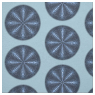 Tecido Flor de inverno Caleidoscópio Mandala