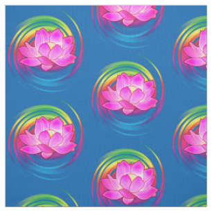 Tecido Flor de Lotus