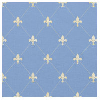 Flor Dourado pálido de Lis (pequena escala) azul