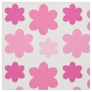 Tecido Flor Floral Rosa