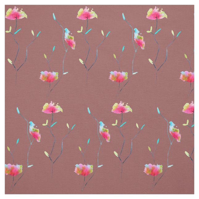 Tecido Flor rosa japonesa, abstrato moderna e simples (Modelo)
