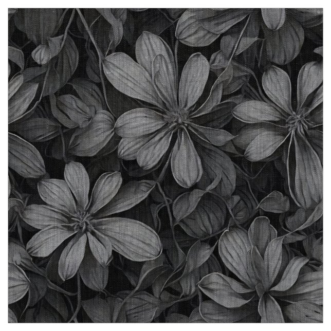 Tecido Florais Fibonacci II (Modelo)