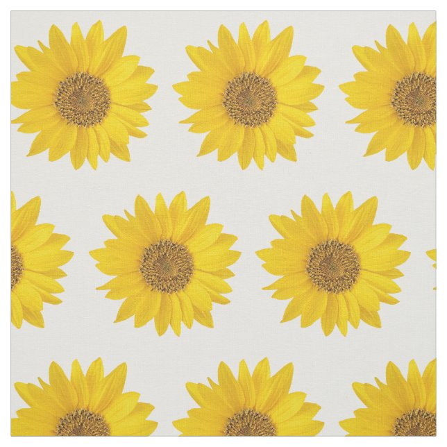 Tecido Floral Amarelo Brilhante (Modelo)
